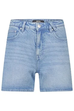 Short Nevea denim short met high waist en split aan de zijkant