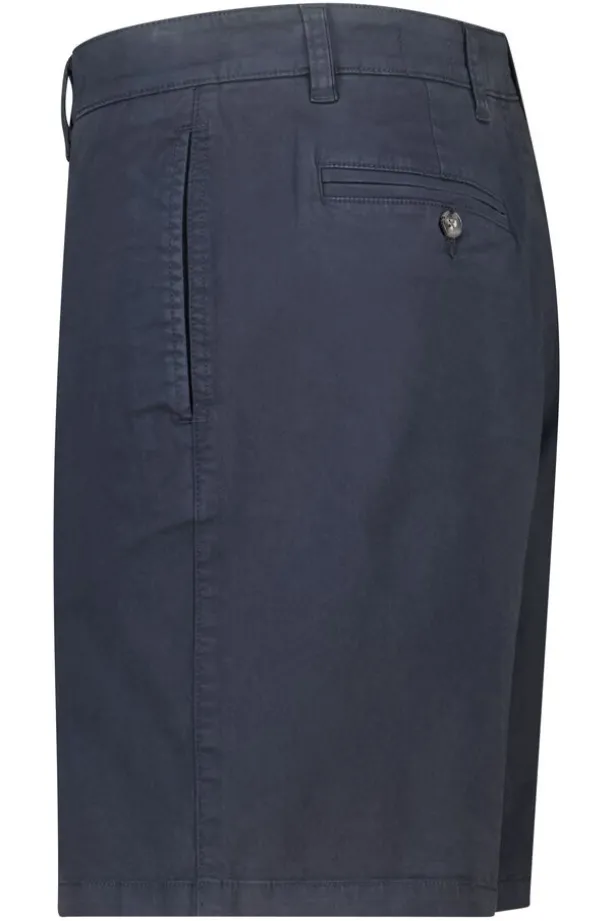 Short Niels regular fit chino short met knoop- en ritssluiting