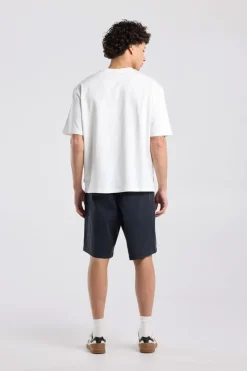 Short Niels regular fit chino short met knoop- en ritssluiting
