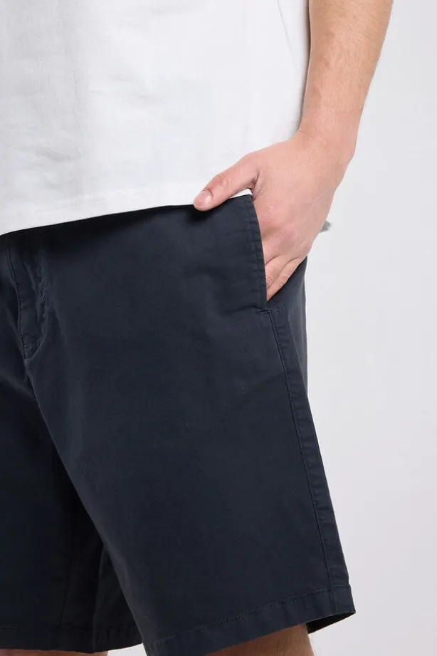 Short Niels regular fit chino short met knoop- en ritssluiting