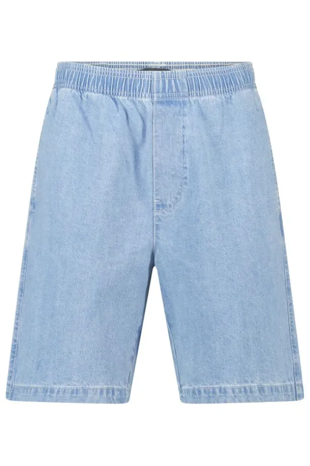 Short Nilo relaxed fit short met elastische tailleband en trekkoord