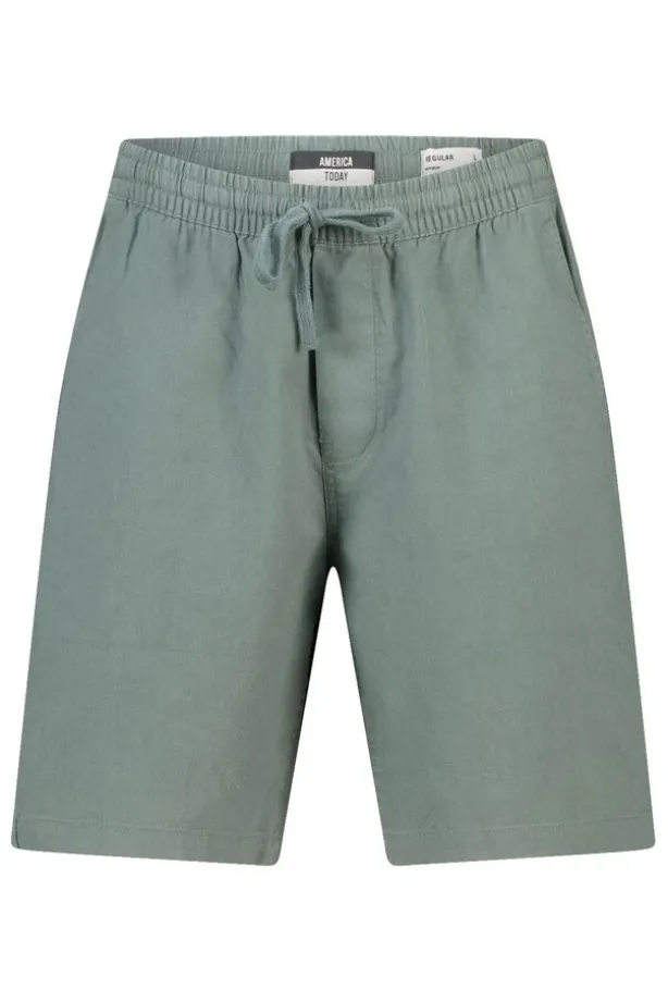 Short Norman regular fit short met voor- en achterzakken