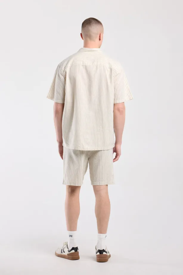 Short Norman regular fit short met voor- en achterzakken