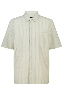Short sleeve shirt Ido linnen shirt met borstzak