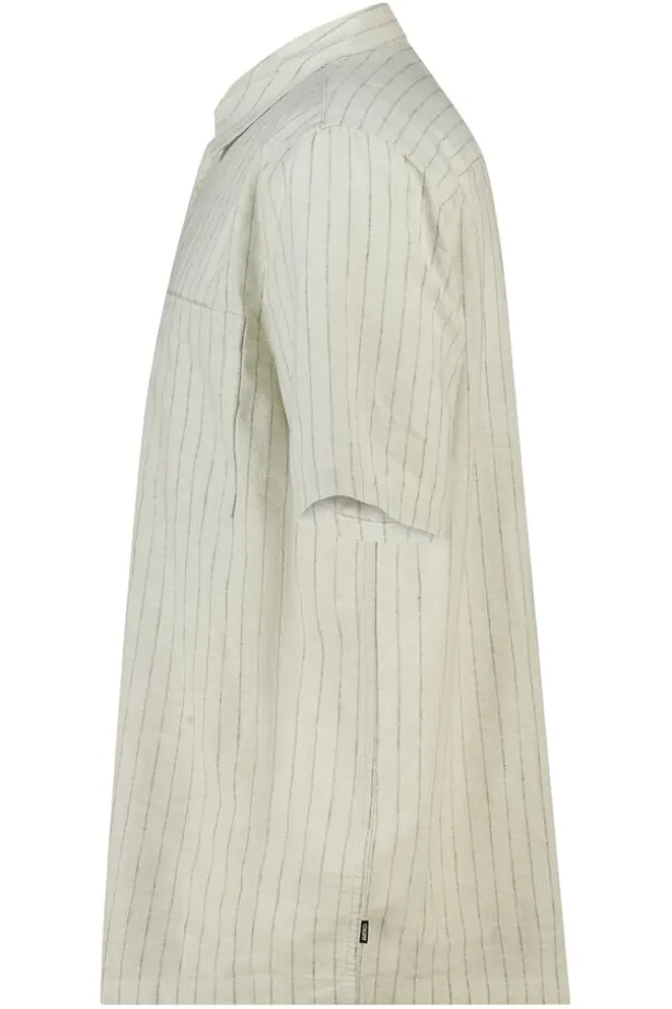 Short sleeve shirt Ido linnen shirt met borstzak