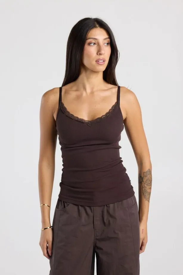 Singlet Grace singlet met kant en verstelbare bandjes