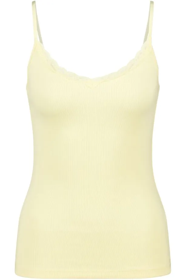 Singlet Grace singlet met kant en verstelbare bandjes