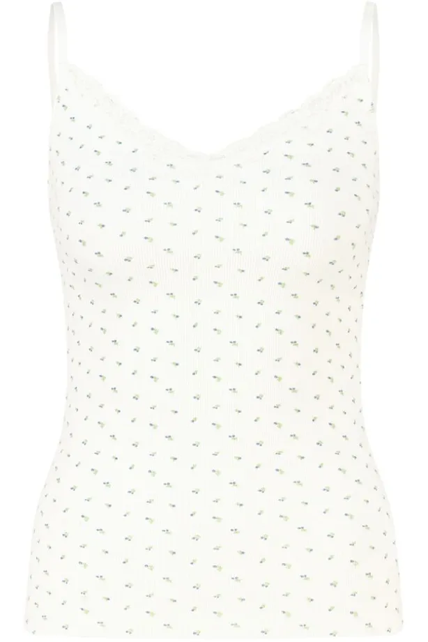 Singlet Grace singlet met kant en verstelbare bandjes