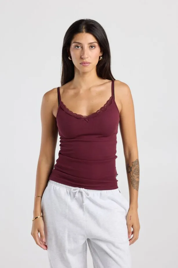 Singlet Grace singlet met kant en verstelbare bandjes