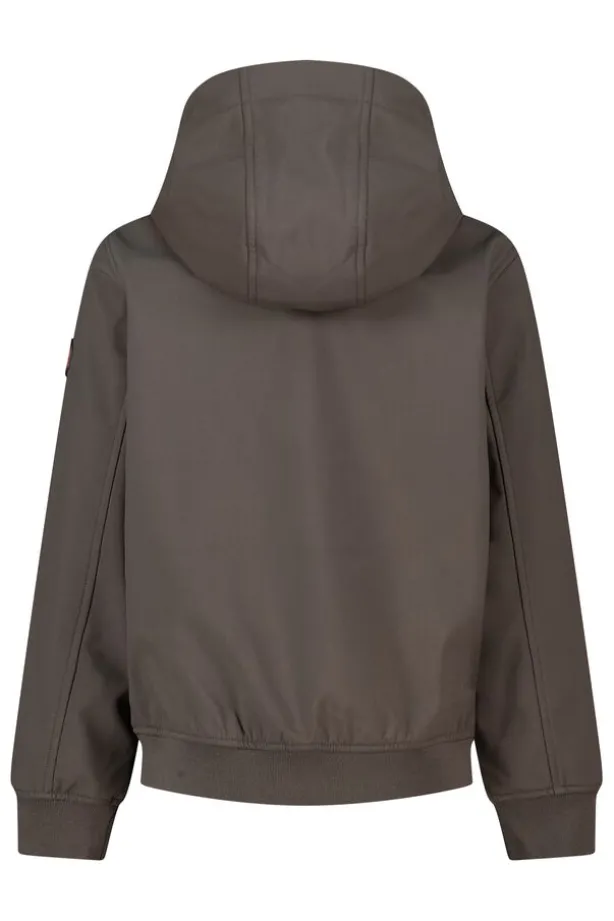Softshell jas Jason JR Softshell jas met capuchon en ritszakken