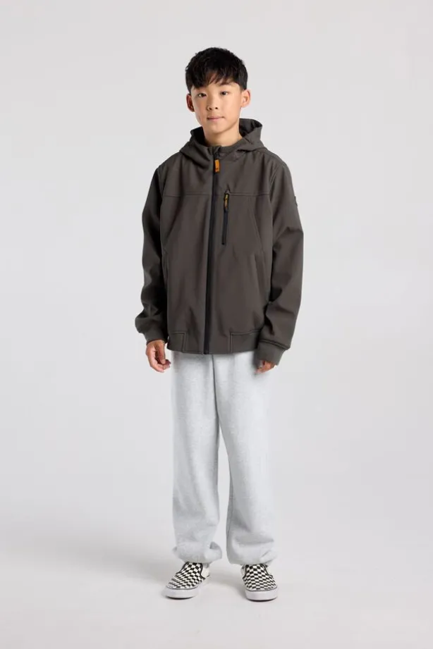 Softshell jas Jason JR Softshell jas met capuchon en ritszakken
