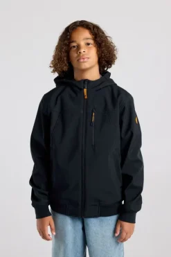 Softshell jas Jason JR Softshell jas met capuchon en ritszakken