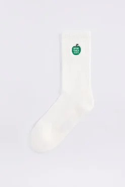 Sokken Thabo Fun hoge sokken met embroidery detail