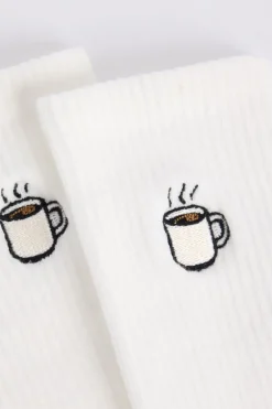 Sokken Thabo Fun hoge sokken met embroidery detail