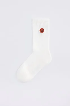 Sokken Thabo Fun Jr sokken met embroidery detail