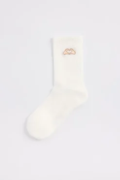 Sokken Thabo Fun Jr sokken met embroidery detail