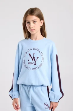 sweater Safia Jr sweater met front print en balloon shape