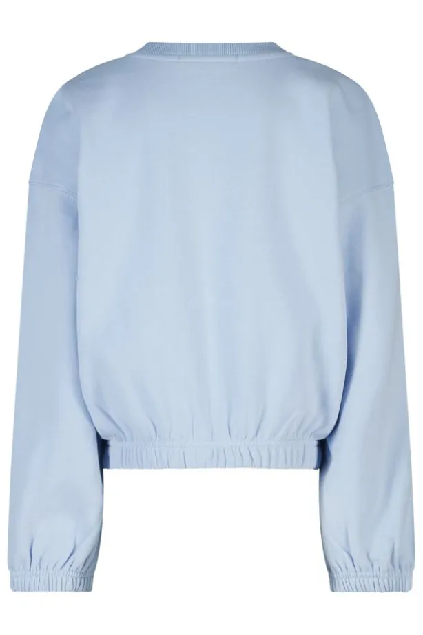 sweater Safia Jr sweater met front print en balloon shape