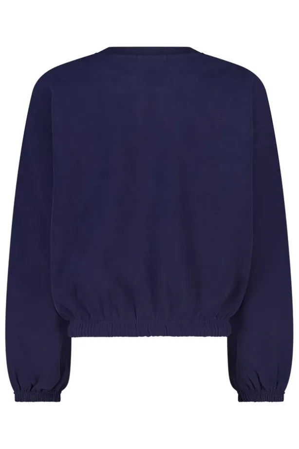 Sweater Safia sweater met balloon shape en front print