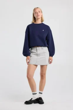 Sweater Safia sweater met balloon shape en front print