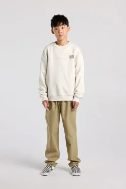 Sweater Scout Crew Jr relaxed fit sweater met Smileyworld™ chest- en backprint