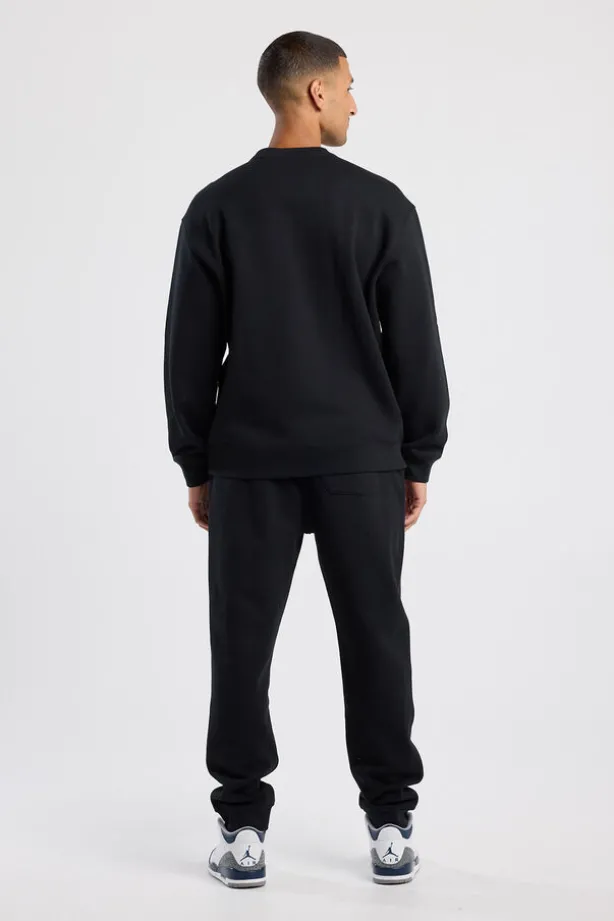 Sweater Sealey Crew Crewneck sweater met relaxed fit en tonale patch