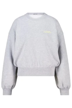Sweater Siena oversized sweater met chest en back print