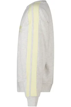 Sweater Siri JR sweater met chest print en contraststrepen