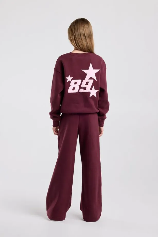 sweater Stazie Jr oversized sweater met front en back patch