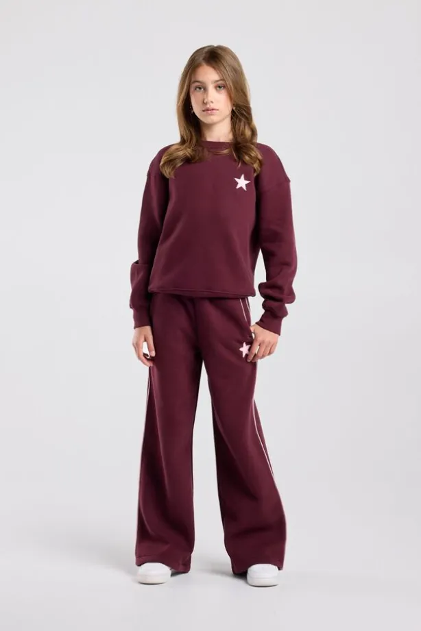 sweater Stazie Jr oversized sweater met front en back patch