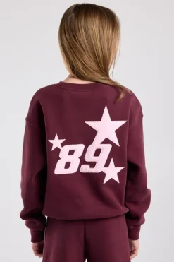sweater Stazie Jr oversized sweater met front en back patch