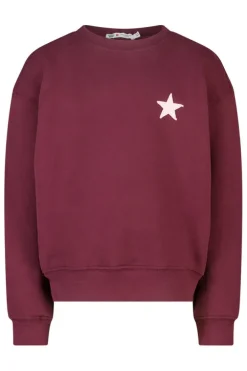 sweater Stazie Jr oversized sweater met front en back patch