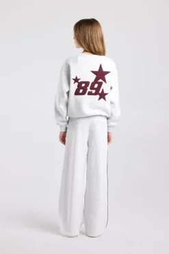 sweater Stazie Jr Oversized sweater met front en back patch