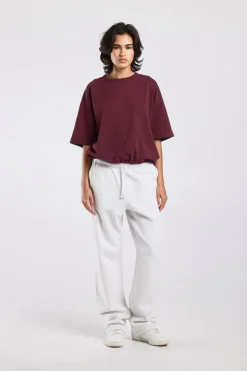 Sweater Steffie crewneck sweater met korte mouwen