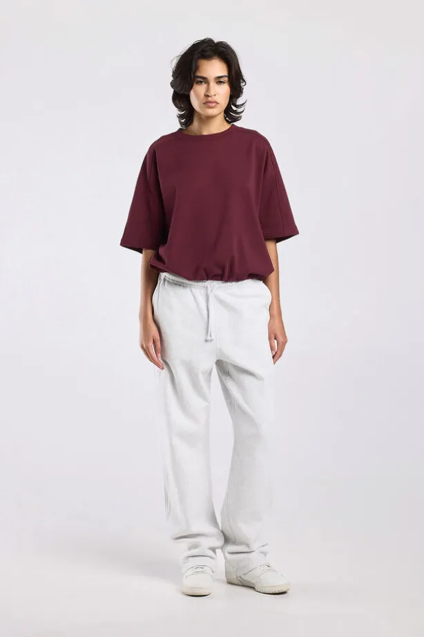 Sweater Steffie crewneck sweater met korte mouwen