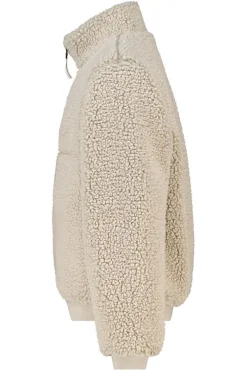 Teddy vest Bodhi Jr gevoerd teddy vest met aantrekkoorden