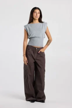 Top Kait mouwloze gebreide top