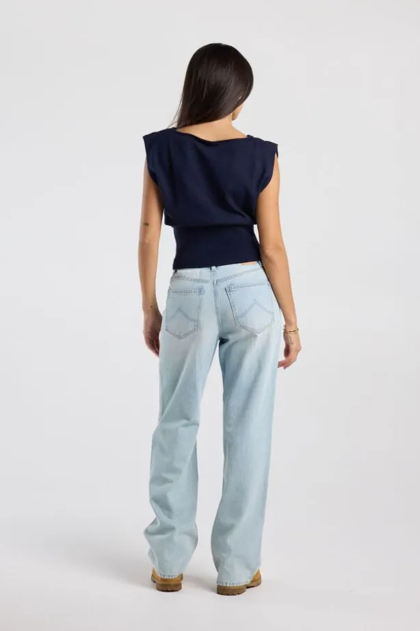Top Kait mouwloze gebreide top