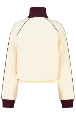 Track jacket Suna oversized track jacket met opstaande kraag