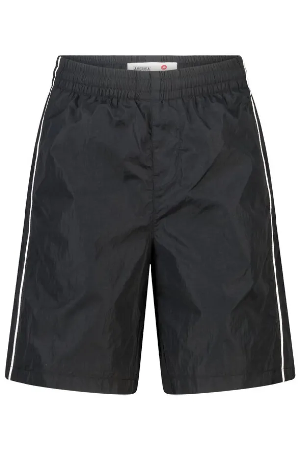 Track short Nessie Jr elastische taille met ritszak achter