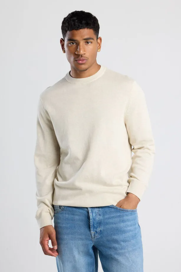 Trui Keith Heren pullover in regular fit met ronde halslijn