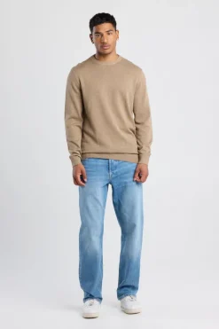 Trui Keith Heren pullover in regular fit met ronde halslijn