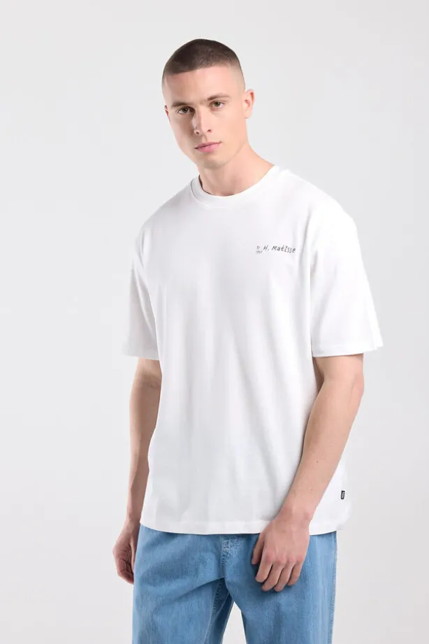 T-shirt Eagle relaxed fit t-shirt met matisse print
