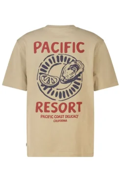 T-shirt Earl relaxed fit t-shirt met print voor en achter