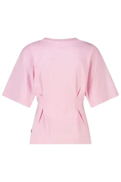T-shirt Edia fitted T-shirt met wijde mouwen