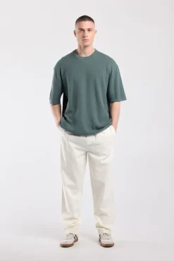 T-shirt Edison relaxed fit T-shirt met ruimere pasvorm
