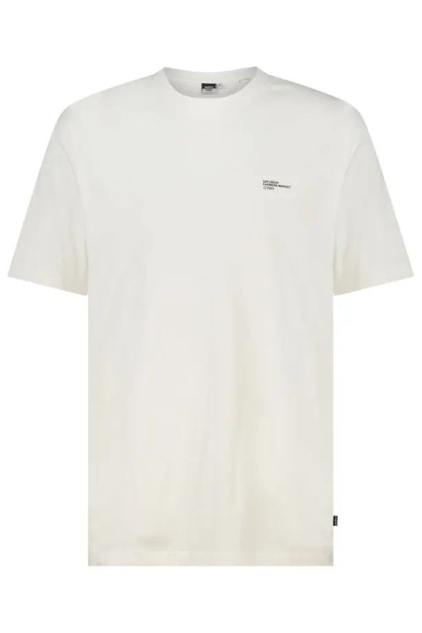 T-shirt Edson t-shirt met artwork print en regular fit