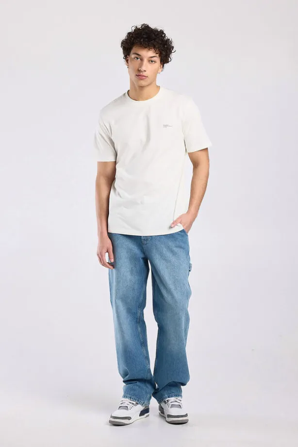 T-shirt Edson t-shirt met artwork print en regular fit