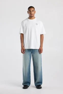 T-shirt Eelco relaxed fit T-shirt met ronde hals