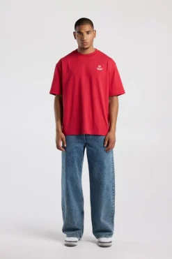 T-shirt Eelco relaxed fit T-shirt met ronde hals